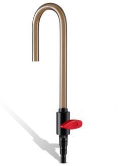 Aquarium Fish Tank Hook Water Changer, Adjustable Flow, Quality PVC,Quickly and Efficiently Helps Fill Your Water, Aquarium Vacuum Water Filler for Fish Tank, Suit for 1/2'', 5/8'' 3/4'' Hose