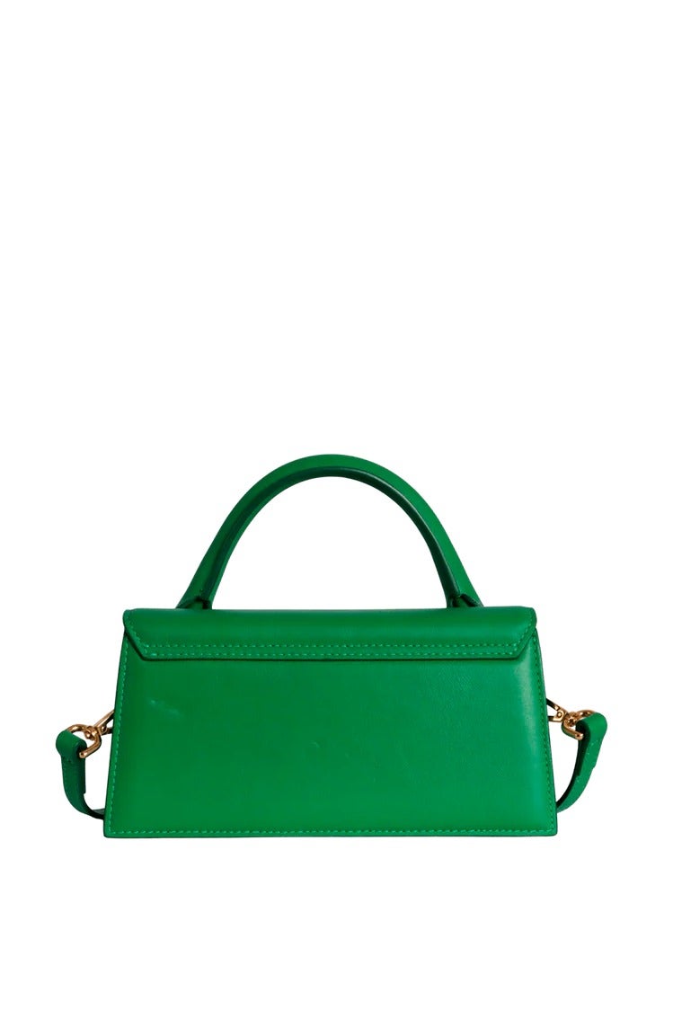 JACQUEMUS Le Chiquito Long Handbag Tote Bag Leather Flap Long With Crossbody Strap - Image 3