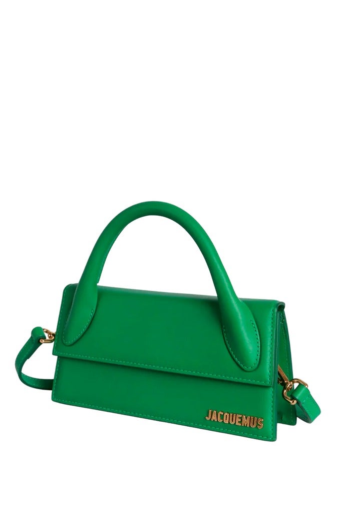 JACQUEMUS Le Chiquito Long Handbag Tote Bag Leather Flap Long With Crossbody Strap - Image 2