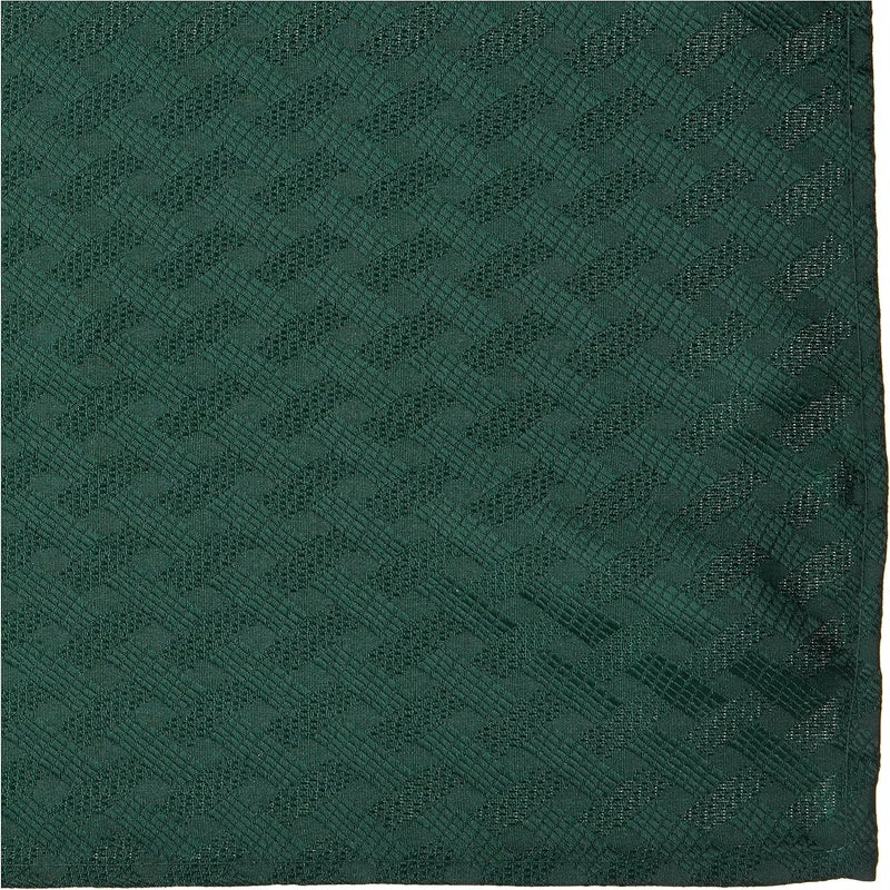 Violet Linen مفرش طاولة من قماش فويلت لينين بتصميم مخطط مخدد لعيد الميلاد 60 × 102 أخضر - Image 2