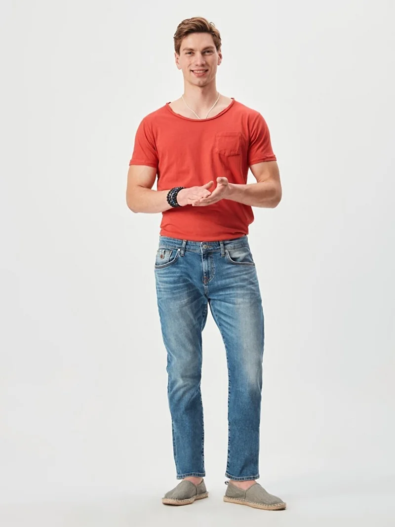 Men's Joshua Skinny Leg Low Waist Jeans