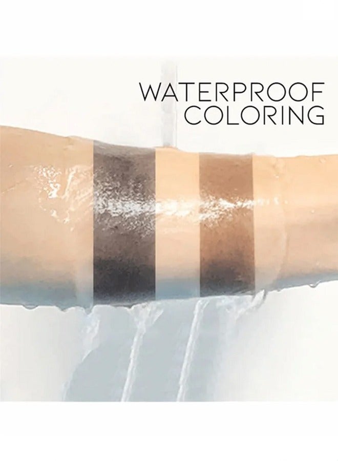 Heyxi Mist Conccaler Hairline Repair Stick, Natural Brown Shade Hairline Powder,Shadow Sponge Pen Waterproof Hair Root Concealer For Thinning Hair Root Touch-Up(02#) - Image 4