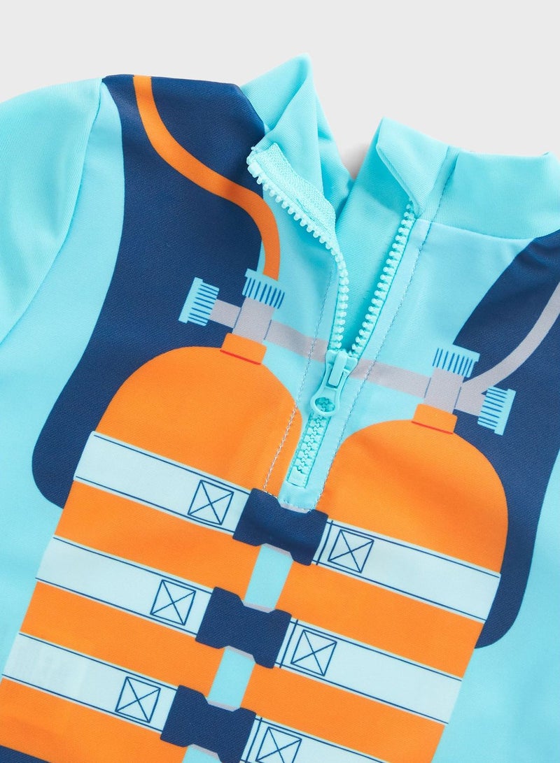 mothercare Kids Graphic T-Shirt & Shorts Set - Image 4