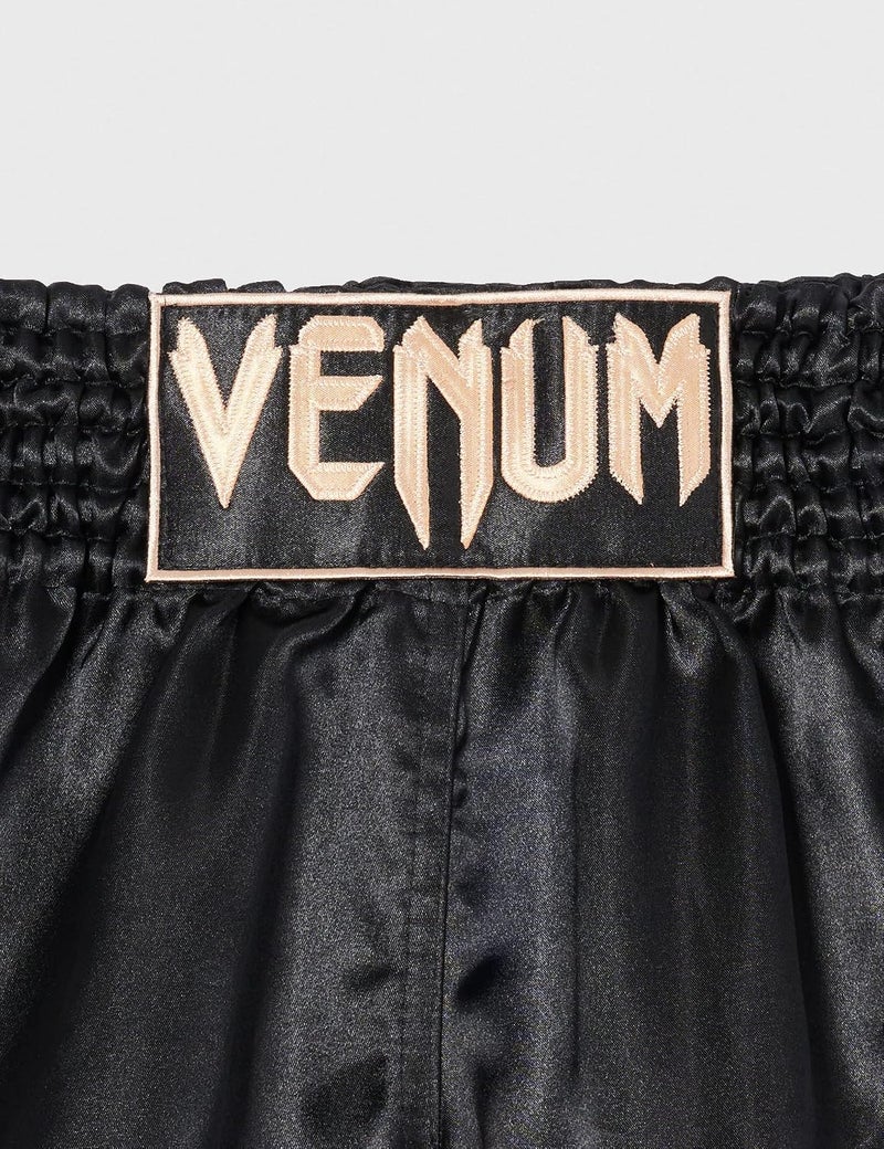 Venum Classic Muay Thai Shorts - Black/Gold - Image 2