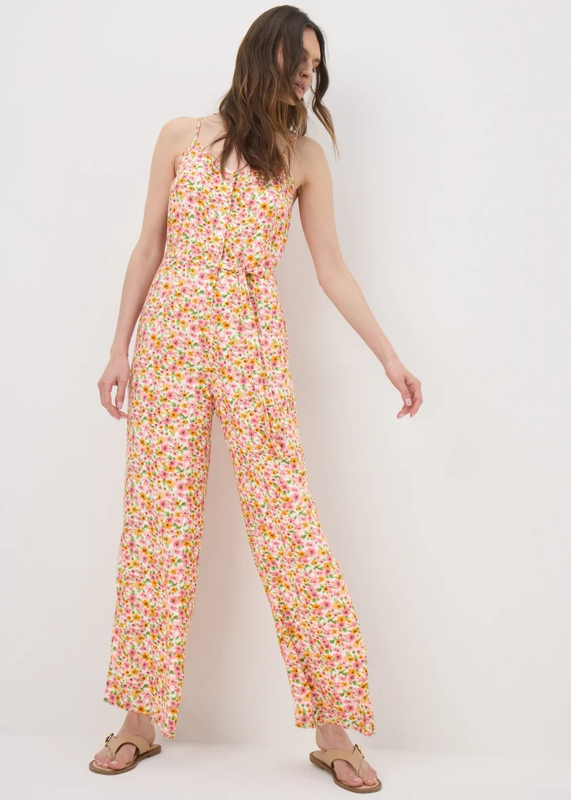 Matalan Multicoloured Ditsy Floral Jumpsuit