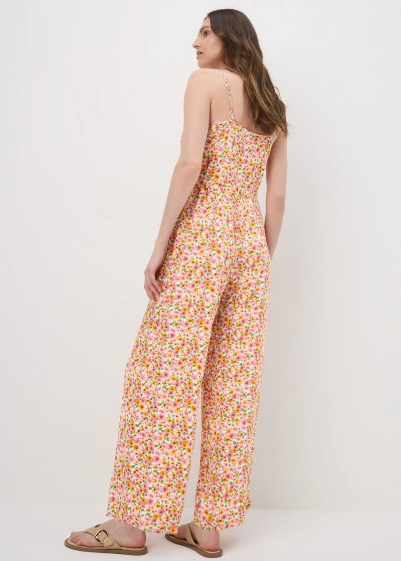 Matalan Multicoloured Ditsy Floral Jumpsuit