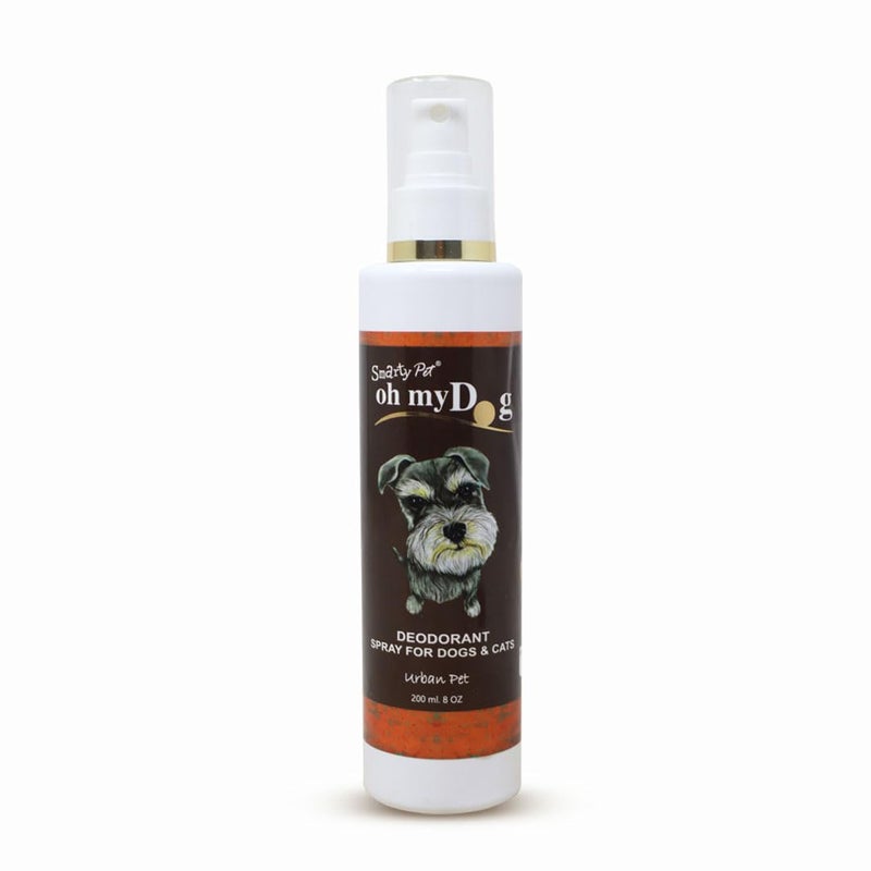 Plushmate Oh My Dog Urban Pet Deodorant Spray Control Body Odour & Keep Coat Smelling Fresh for Dogs, Puppies, Cats and Kittens - 200ml - Image 1