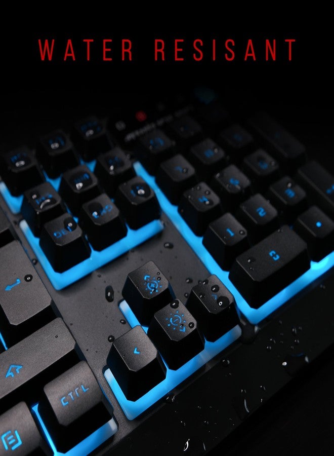 Bloody B188 8-Key Light Strike (LK) Optical Mechanical Gaming Keyboard - Tri-Color LED Backlit - Smooth/Linear Black Switch - Image 4