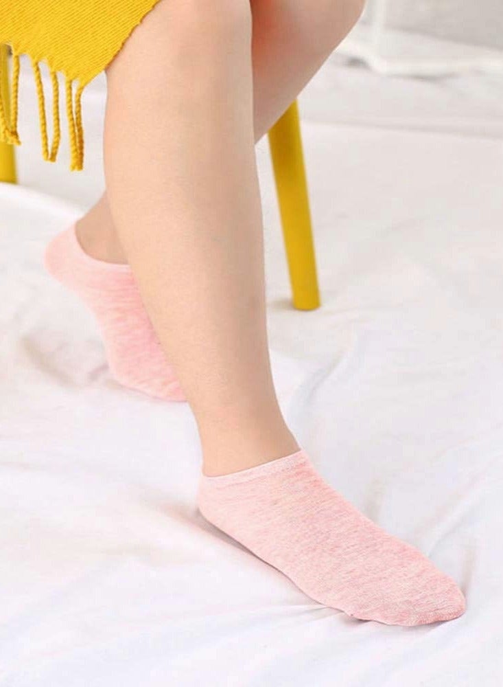 Excefore 10 Pairs Of Solid Color Socks, Environmentally Friendly Casual Low Ankle Socks For Men And Women - Image 3