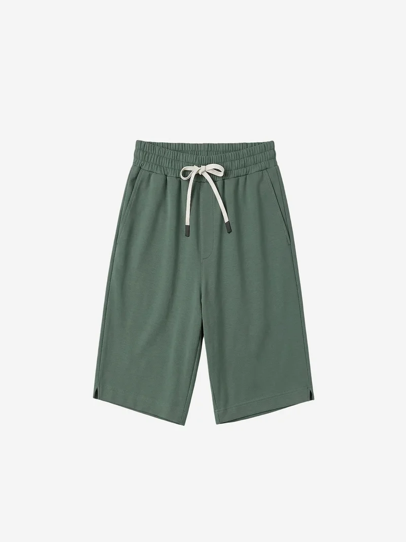 TOMMY Men's Mid Waist Jersey Shorts