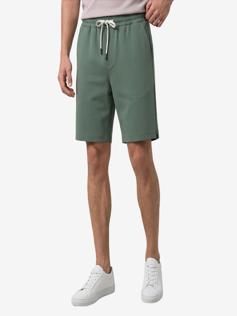 Tommylife Sacramento Green TOMMY Men's Mid Waist Jersey Shorts for Men | Best Price UAE