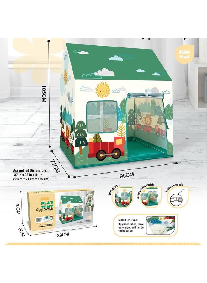 الأزرق جي دبليو <دعم غسل الماء> الأطفال مقاوم للماء ، فتح نافذة ، لعبة خيمة ، لعبة ، روضة أطفال ، ألعاب منزل صغير - Image 4