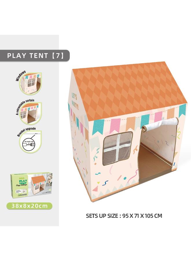 الأزرق جي دبليو <دعم غسل الماء> الأطفال مقاوم للماء ، فتح نافذة ، لعبة خيمة ، لعبة ، روضة أطفال ، ألعاب منزل صغير - Image 1