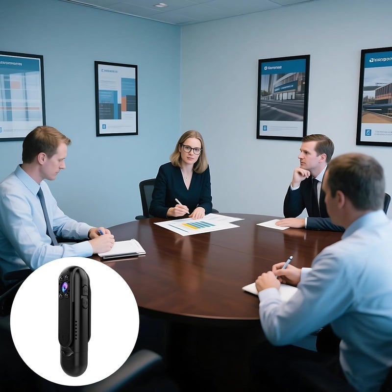 Camera Mini 1080P Hd, with 140° Wide Angle Lens, Wearable Portable, Infrared Night Vision, 6-Hour Battery Life, for Surveillance, Outdoor Sports, and Law Enforcement - Image 3