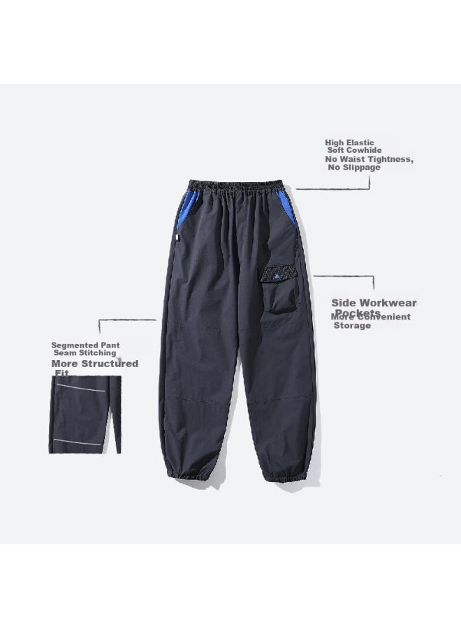 Mipo New Kids' Spring Moisture-wicking Quick-dry Outdoor Casual Jogger Pants Army Green 150cm