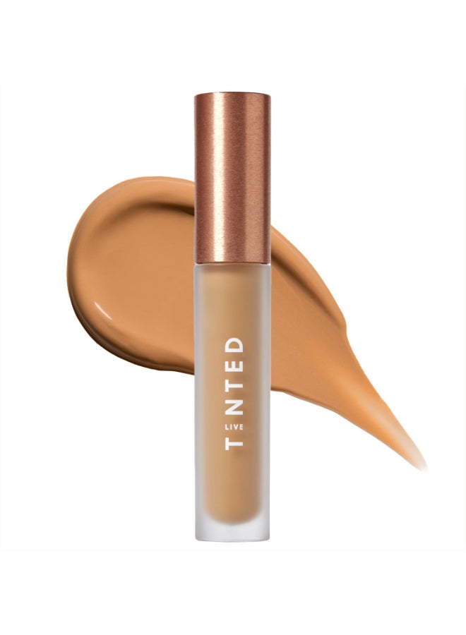 Live Tinted Hueskin Serum Concealer MediumtoFull Coverage Concealer with Niacinamide Hyaluronic Acid for Dark Circles Fine Lines Wrinkles Buildable LongLasting Formula 035 oz Shade 10 - Image 4