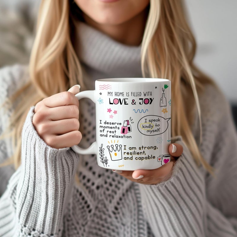 DAYS Mom Self Love Coffee Mug Thoughtful Gift for Mumma (350 ml) - Mother's, Best Gift for Mother Mummy Mum, Mom's Birthday - Dishwasher Microwave Safe - Image 5