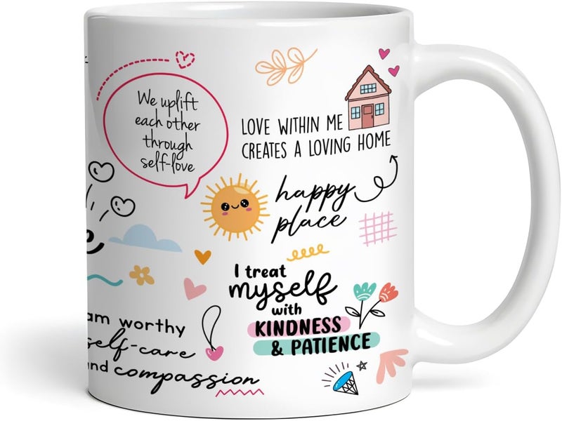 DAYS Mom Self Love Coffee Mug Thoughtful Gift for Mumma (350 ml) - Mother's, Best Gift for Mother Mummy Mum, Mom's Birthday - Dishwasher Microwave Safe - Image 3