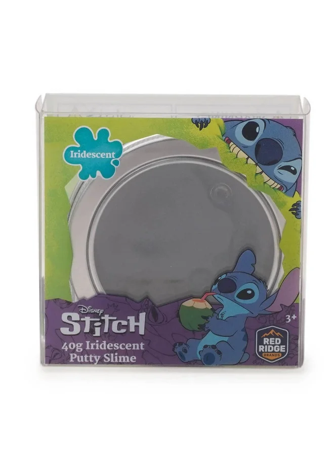 Disney Stitch 40g Iridescent Putty Slime | Stretchy  & Non-Toxic Sensory Play Putty | Green-Purple |Ideal for Gifting | Age 3+ Year