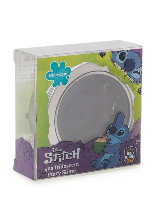 Disney Stitch 40g Iridescent Putty Slime | Stretchy  & Non-Toxic Sensory Play Putty | Green-Purple |Ideal for Gifting | Age 3+ Year