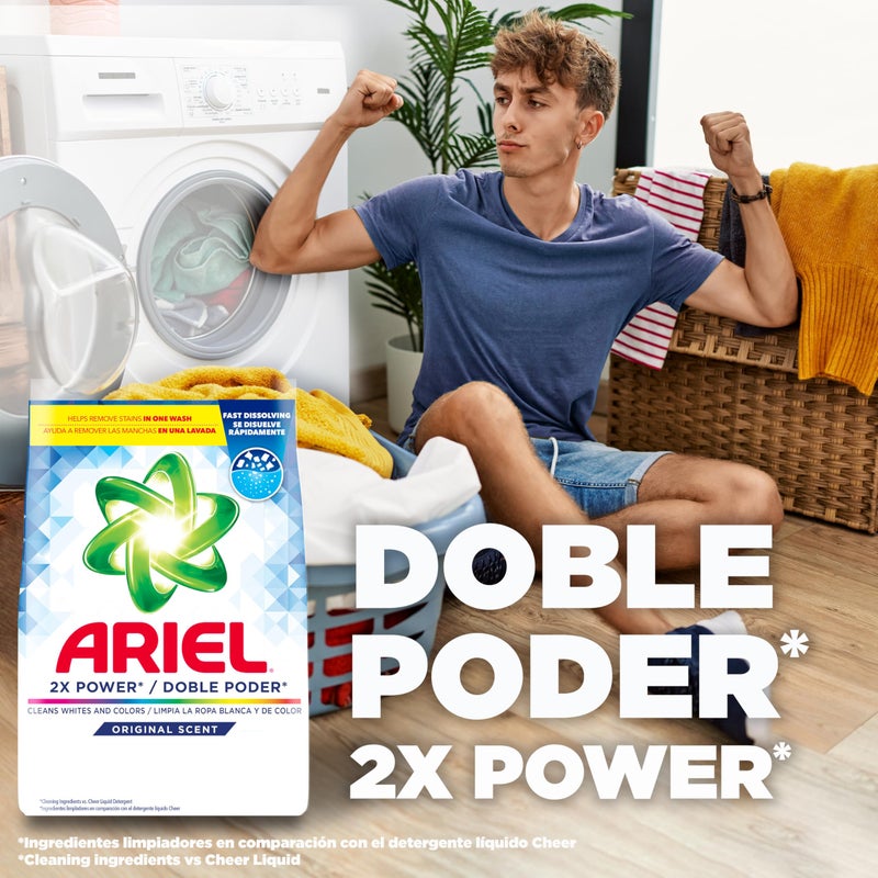 Ariel Powder Laundry Detergent, Original Scent, 211 oz, 132 Loads - Image 3
