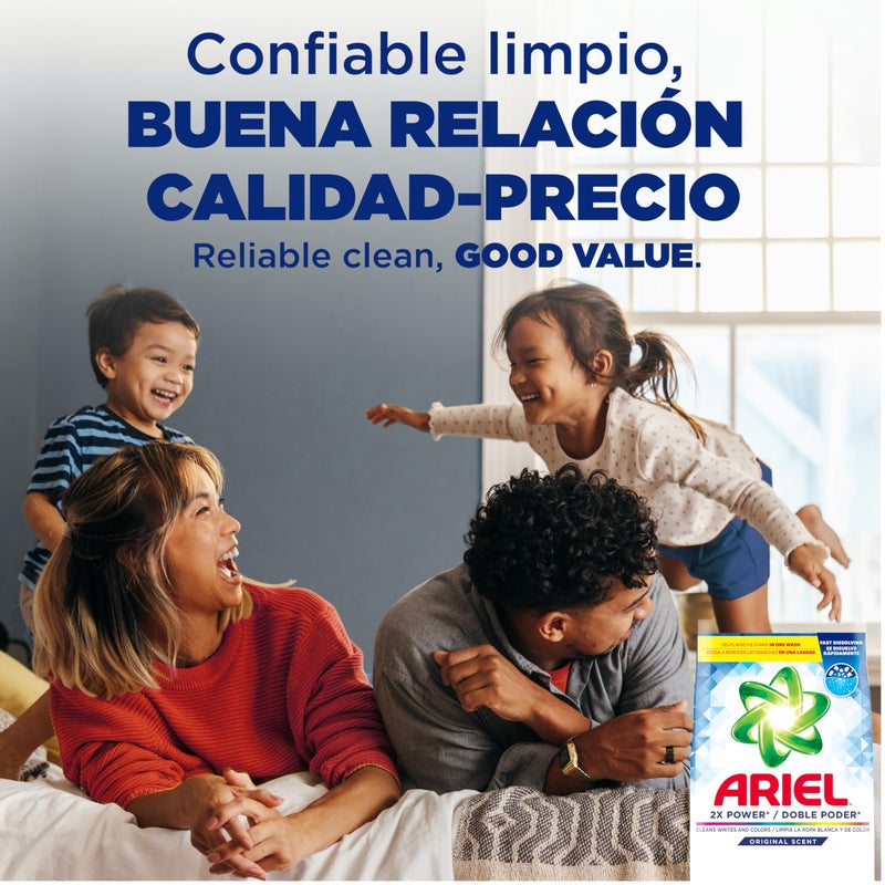 Ariel Powder Laundry Detergent, Original Scent, 211 oz, 132 Loads - Image 4