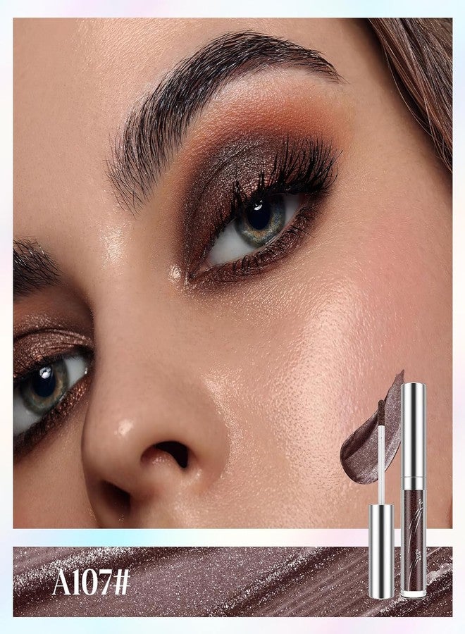 Coalitione Liquid Eyeshadow 12 Colors Long Lasting Waterproof Shining Shimmer Glitter Eyeline liquid Matte Eyeshadow ,Elves Makeup Girls Eyeshadow for Party Festival Makeup Beauty - Image 4