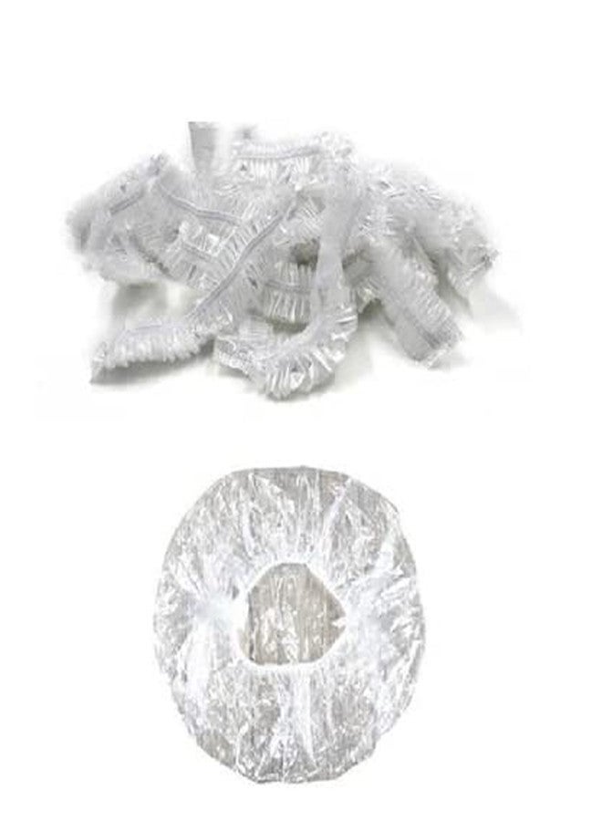 ESTAVITO Disposable Water-Proof Shower Caps | Pack of 100 pcs | Elastic hair bath caps | For SPAS, HOTELS, TRAVEL & PERSONAL USE | - Image 2