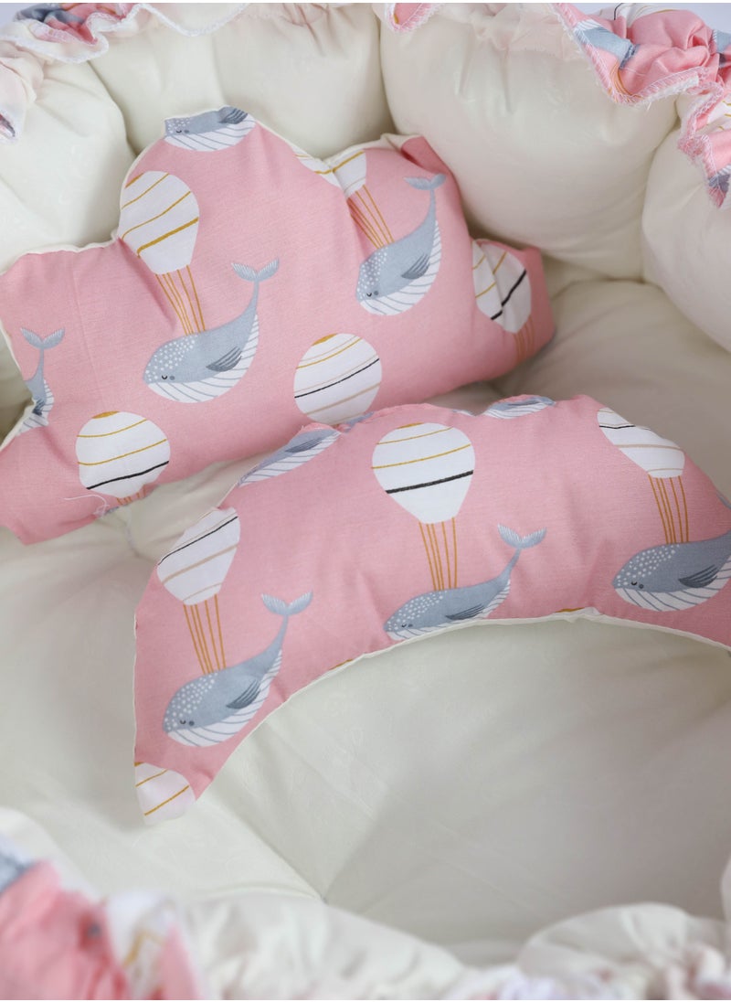FUN MOMENT - The Sparrow's nest mattress for children consists of 3 pieces with different prints - Image 1