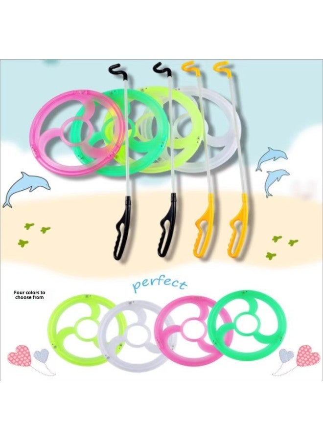 Rolling Iron Ring Children's Sensory Training Equipment Home Kindergarten Sports Outdoor Props Activity Equipment Toys-Color:hand-propelled Hot Wheels - Image 2