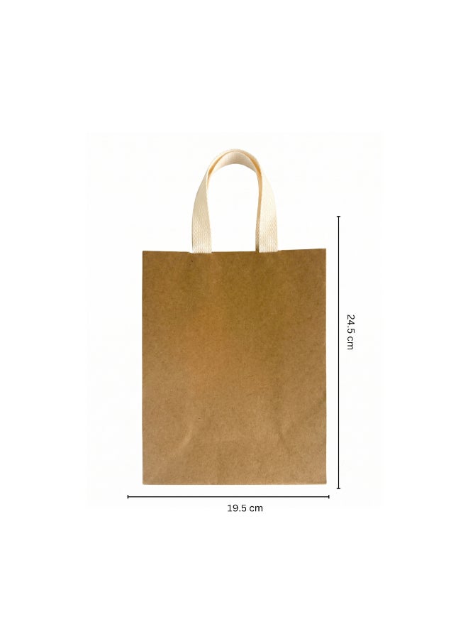 Party Camel Small Kraft Gift Bag with Ribbon Handles - Image 3