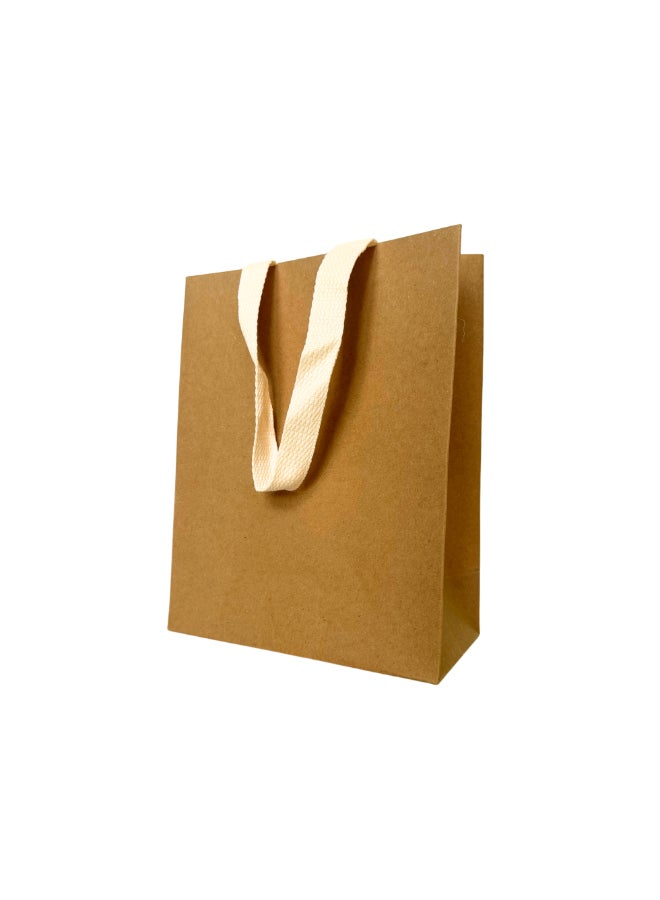 Party Camel Small Kraft Gift Bag with Ribbon Handles - Image 2