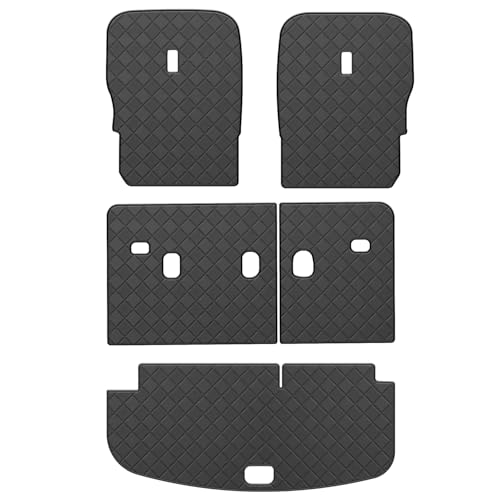 TTX LIGHTING Cargo Mat & Backrest Mat for 2020-2025 Kia Telluride 7 Seats with 2nd Row Rear Backrest Mat, All Weather 2nd & 3rd Row Back Seat Protector Leather Cargo Liner Trunk Mat for Telluride Accessories - Image 1