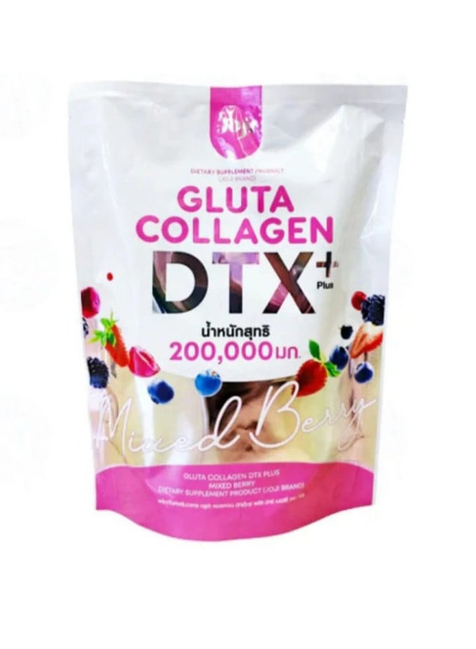 جلوتا كولاجين دى تي اكس بلس بنكهة التوت المختلطة