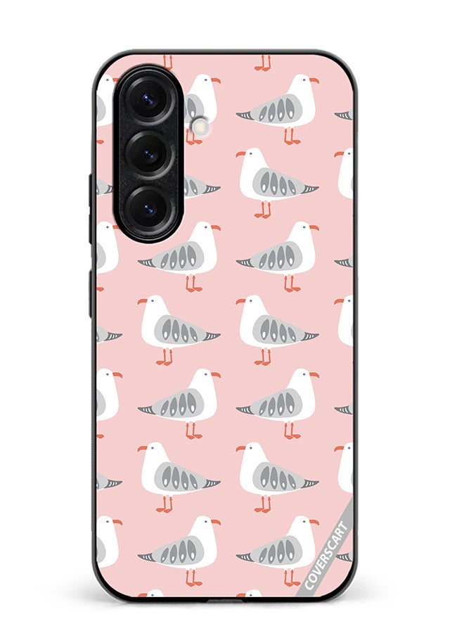 Protective Case Cover For Samsung Galaxy S25 Seagull Vector Design Multicolour