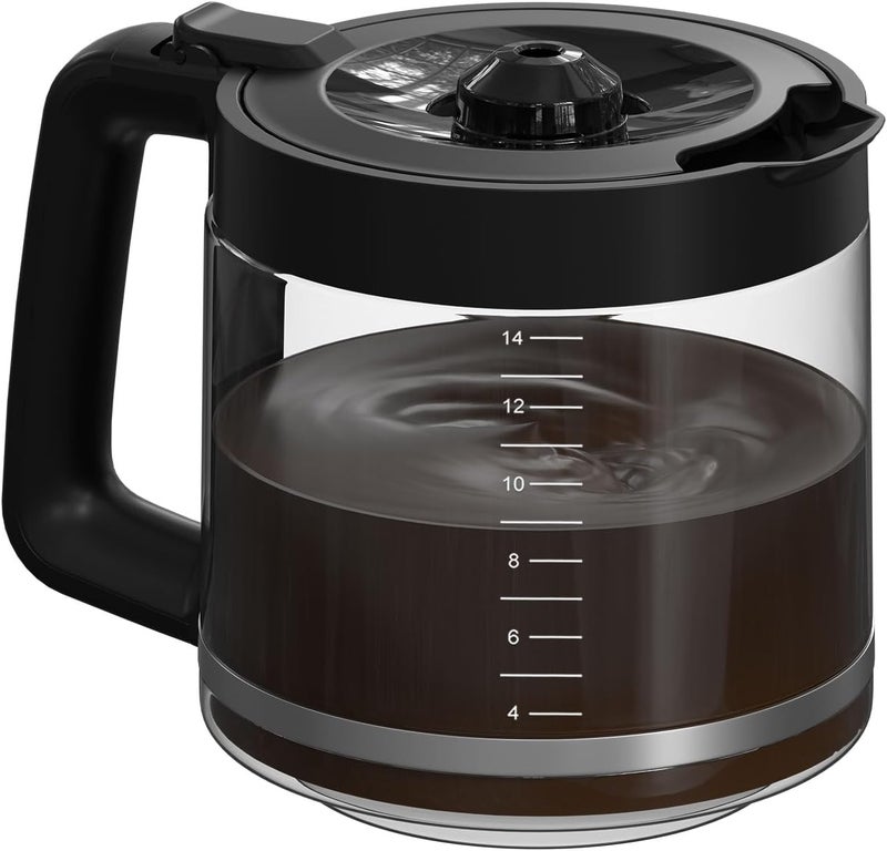 Colidier 14-Cup Coffee Pot Replacement Carafe Compatible with Mr. Coffee 14-Cup Programmable Coffee Maker, Model #: BVMC-PC14-CARAFE. 1 Pack - Image 1