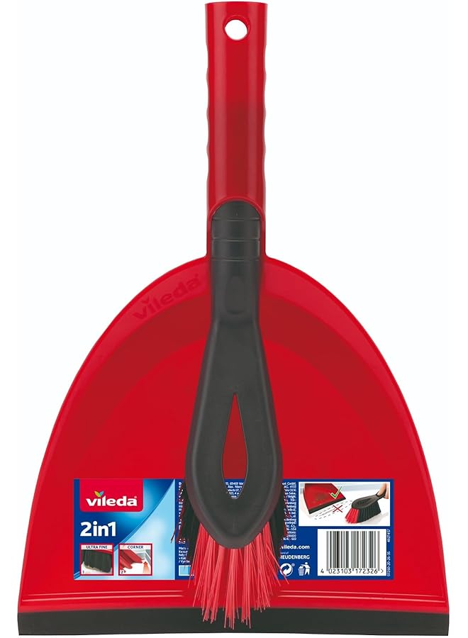 Vileda 2 In 1 Short Handle Dustpan  - Image 2