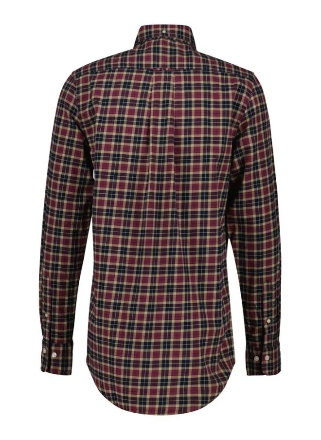 GANT Regular Fit Checked Light Twill Shirt