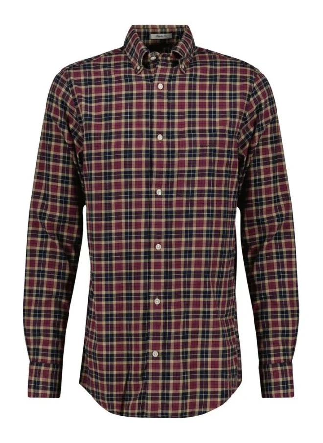 GANT Regular Fit Checked Light Twill Shirt