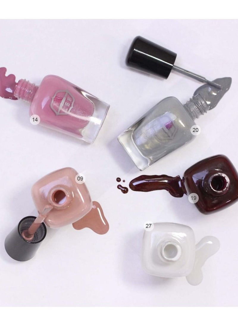 LEF HD Nail Polish Strong and Longwear | CHALCEDONY 20 - Image 4