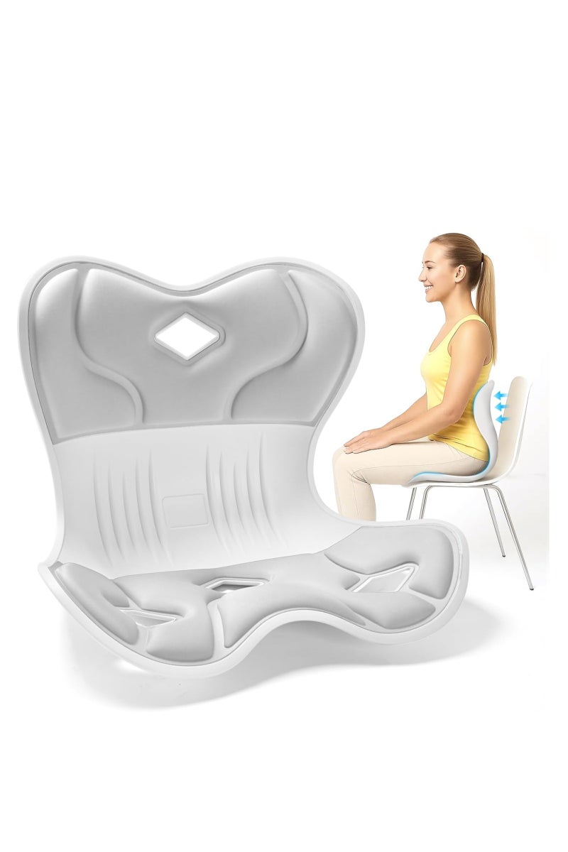 Comfortable Back Support for Office Chair – Posture Corrector and Lumbar Support for Floor Seating, Ideal for Home, Office, and Work Use, Backrest Cushion (Color May Vary) - Image 1