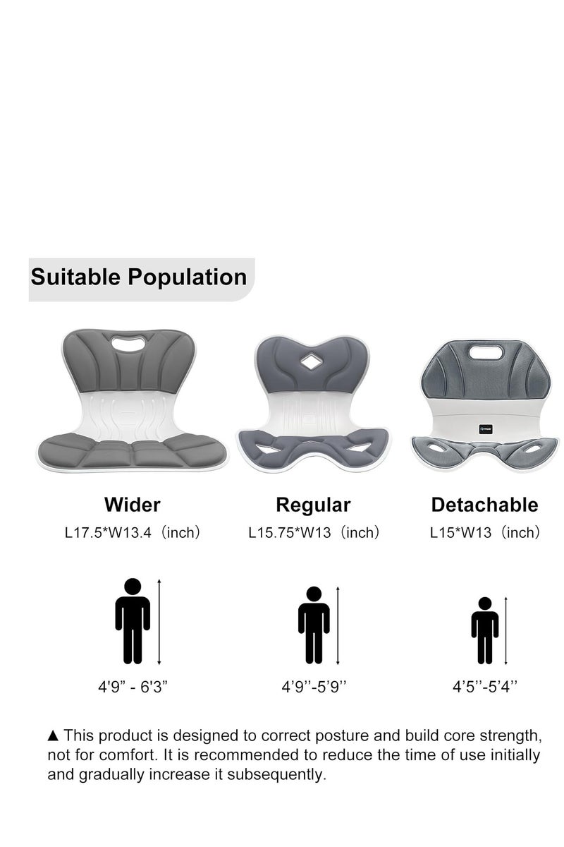 Comfortable Back Support for Office Chair – Posture Corrector and Lumbar Support for Floor Seating, Ideal for Home, Office, and Work Use, Backrest Cushion (Color May Vary) - Image 4