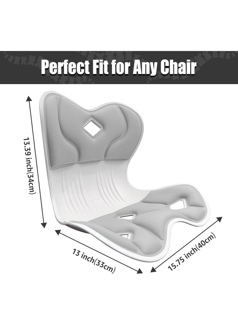 Comfortable Back Support for Office Chair – Posture Corrector and Lumbar Support for Floor Seating, Ideal for Home, Office, and Work Use, Backrest Cushion (Color May Vary) - Image 2