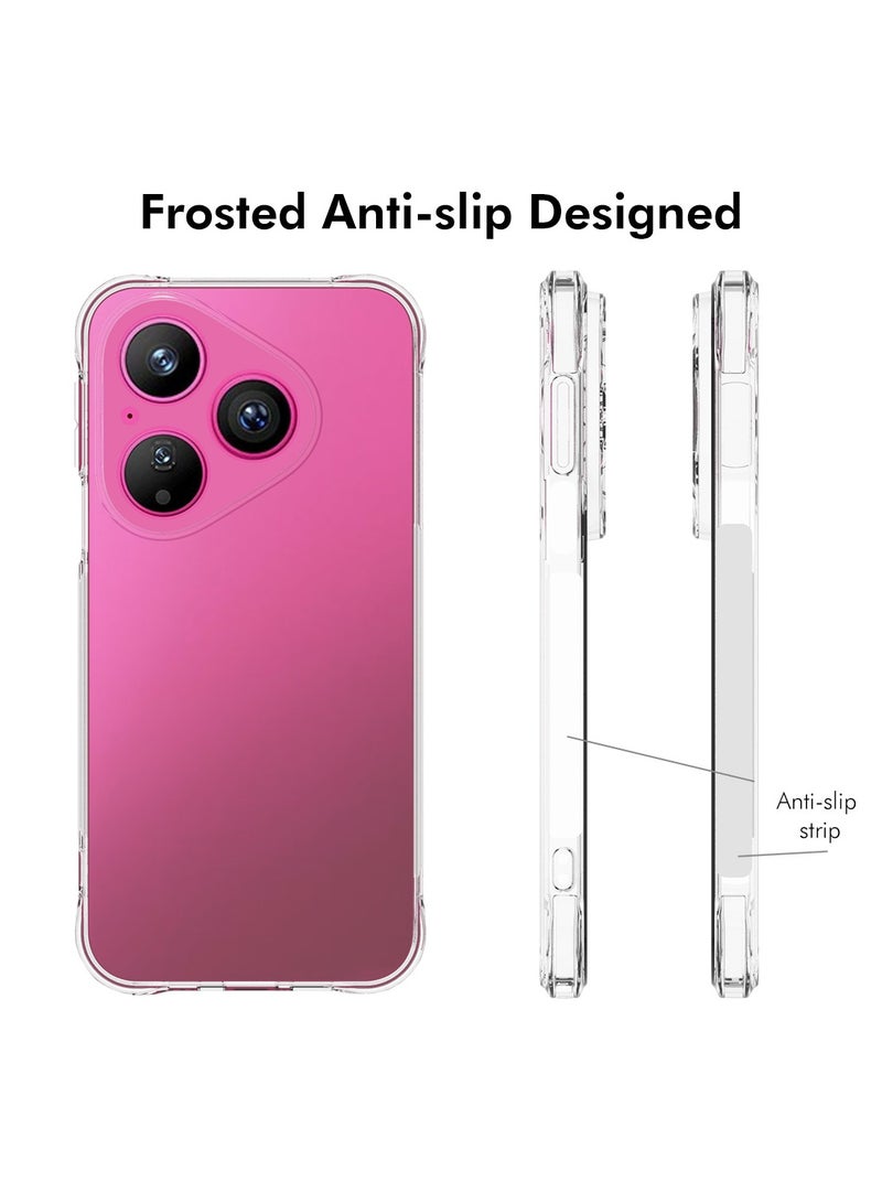 CHAPPELINE Huawei Pura 80 5G 2025 TPU Soft Corners with Hard PC Case Cover (MCTPTN) - Clear - Image 4