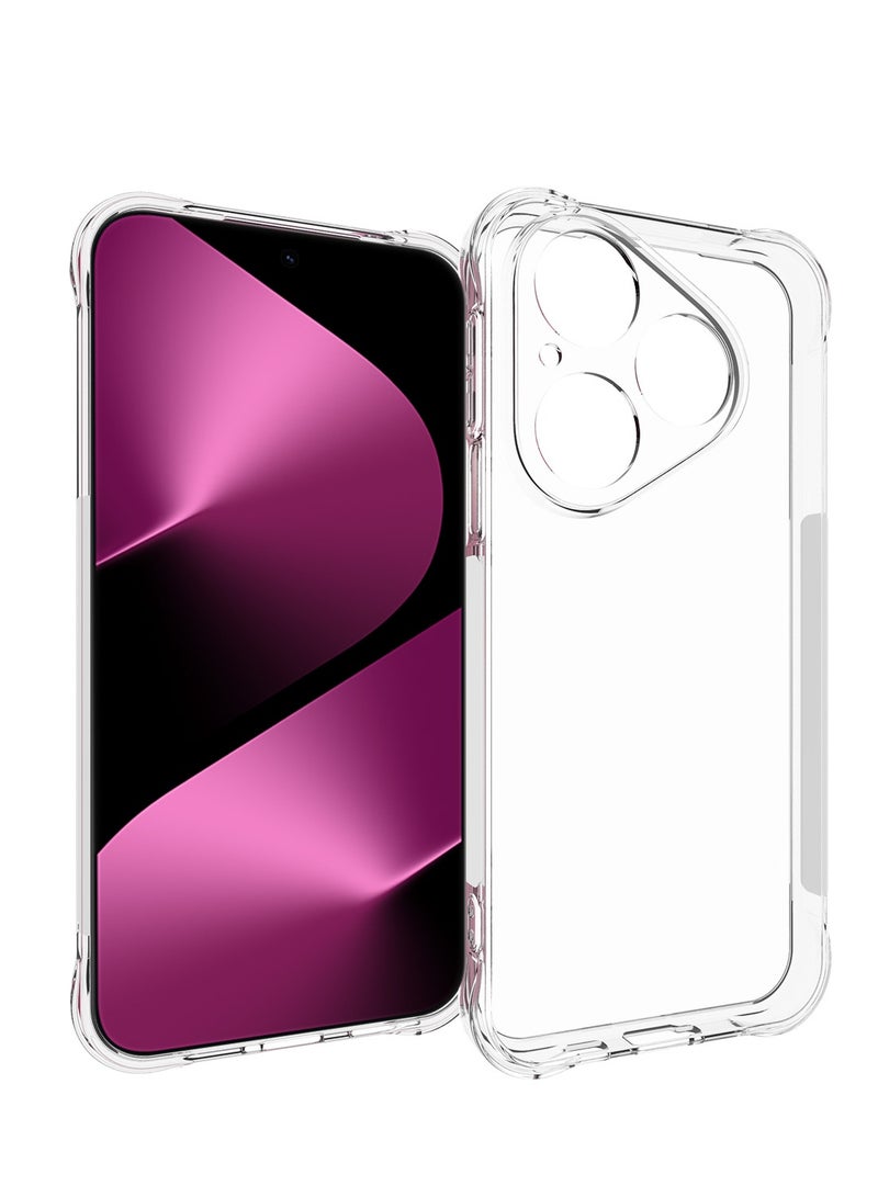 CHAPPELINE Huawei Pura 80 5G 2025 TPU Soft Corners with Hard PC Case Cover (MCTPTN) - Clear - Image 1