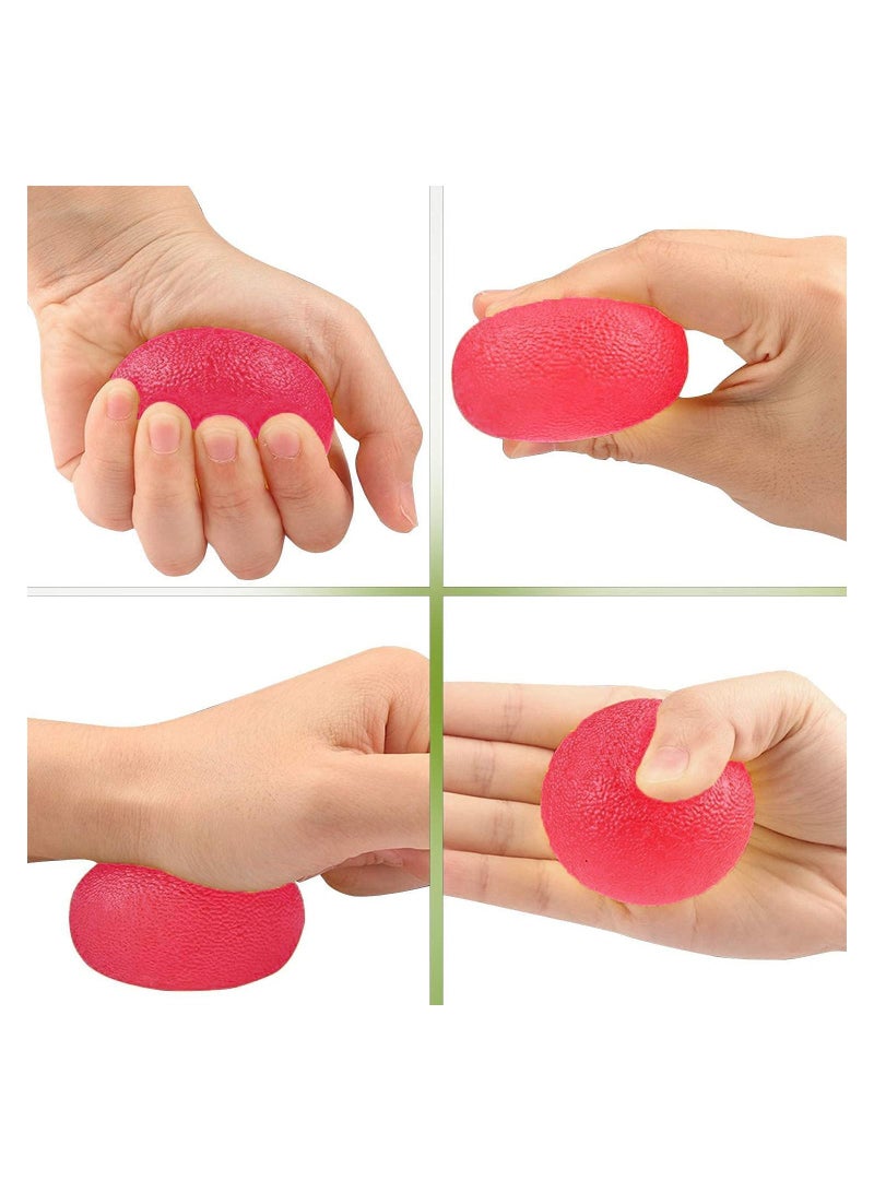 ULTIMAX Gel Hand Grip Strengthen Balls, Hand Exercise Squeeze Therapy Balls Stress Balls for Wrist, Finger, Hand Therapy Squeeze Exercise Stress-3 Pcs  - Image 3