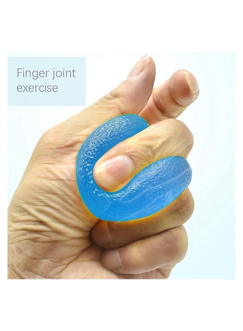 ULTIMAX Gel Hand Grip Strengthen Balls, Hand Exercise Squeeze Therapy Balls Stress Balls for Wrist, Finger, Hand Therapy Squeeze Exercise Stress-3 Pcs  - Image 2