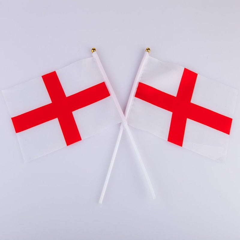 6 Pcs FIFA 2026 Soccer Match Cheer Flags Hand Waving National Support Decor - Image 1