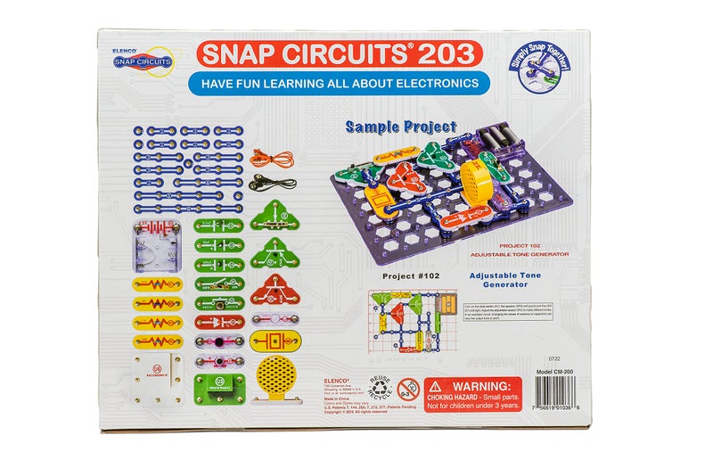 Snap Circuits 203 Electronics Exploration Kit | Over 200 STEM Projects | Full Color Project Manual | 42 Snap Modules | Unlimited Fun - Image 4