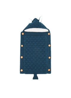 European And American Knitted Button Fleece lined Warm Mini Ears Small Tail Stroller Sleeping Bag